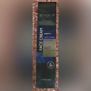 Men's Anti-Aging Face Cream - Blue and Silver